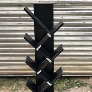 Tree-Shaped Bookshelf in black